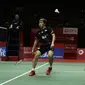 Ganda putra Indonesia, Kevin Sanjaya Sukamuljo/Marcus Fernaldi Gideon, saat menghadapi ganda Malaysia, Aaron Chia/Soh Wooi Yik, pada laga Indonesia Masters 2020 di Istora Senayan, Jakarta, Sabtu (18/1). Kevin/Marcus menang dua gim dengan skor 21-19 dan 21-19. (Bola.com/Yoppy Renato)