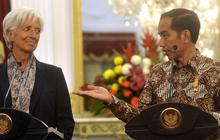 Jokowi tegaskan bertemu bos IMF bahas ekonomi global, bukan utang