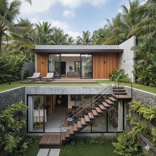 Desain Rumah Tumbuh 1 Lantai Bisa Jadi 2 Lantai