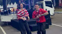 Ganindra Bimo dan Andrea Dian Nonton Timnas, Dukung Garuda di FIFA ASEAN Cup