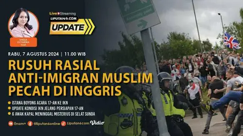 Rusuh Rasial Anti-Imigran Muslim Pecah di Inggris