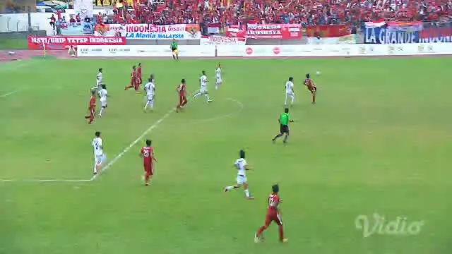 Football INA vs. MYR - Gol Ketiga Indonesia. Hehanusa mencetak gol