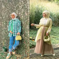 Tampilan stylish Irish Bella di kehamilan ketiga berikut ini bisa jadi inspirasi para bumil. (Instagram/_irishbella_).