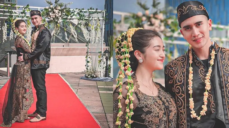 6 Potret Verrell dan Ranty Maria Pakai Baju Pengantin Adat Jawa, Curi Perhatian