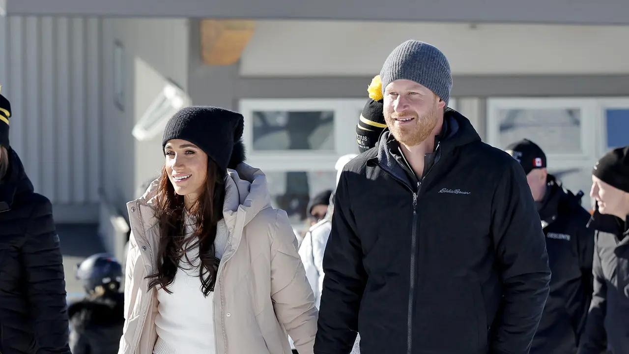 Meghan, Duchess of Sussex dan Pangeran Harry, Duke of Sussex menghadiri Kamp Pelatihan Musim Dingin Satu Tahun To Go Invictus Games Vancouver Whistlers 2025 pada 14 Februari 2024 di Whistler, British Columbia.