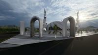 Desain Masjid Agung di Ibu Kota Negara (IKN) Baru, Kalimantan Timur. (dok. tangkapan layar Instagram @nyoman_nuarta/https://www.instagram.com/tv/CNMqEsMH8NU/)
