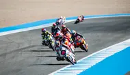 Veda Ega Pratama saat mengikuti balapan Moto3 Jerez 2026. (Honda Team Asia)