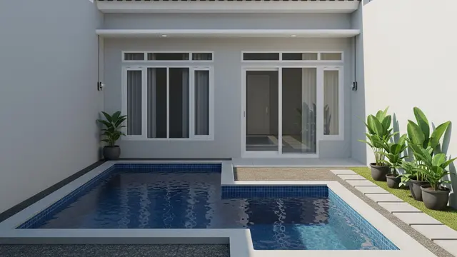6 Model Rumah Tipe 36 dengan Kolam Renang Mini, Hunian Modern dan Fungsional