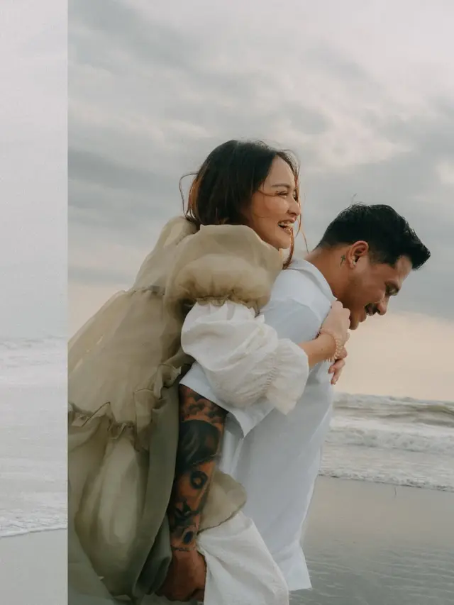 Joanna Alexandra dan Immanuel Christover. (Foto: akhu.jpeg Bali Couples and Family Photographer dari Instagram @joannaalexandra)