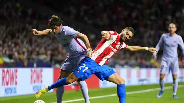 Gol Suarez dan Lemar Antar Atletico Madrid Bungkam Barcelona