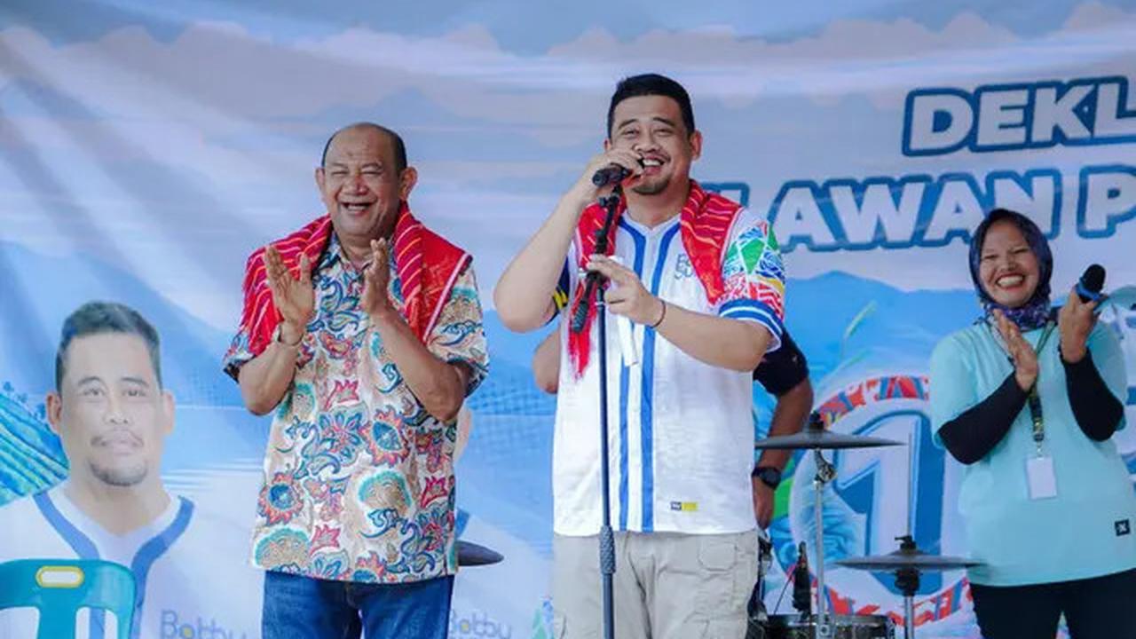 Teriakan 'Gubernur Sumut' Menggema Saat Bobby Nasution Sapa Warga Binjai