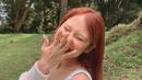 <p>Nadin tampak bahagia tersenyum sambil memamerkan cincin yang baru saja tersemat di jari manisnya. (Foto: Instagram/ cakecaine)</p>