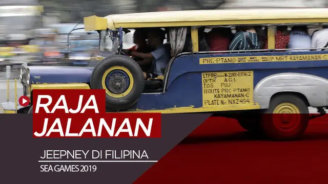 Berita video jurnalis Bola.com, Zulfirdaus Harahap dan M. Iqbal Ichsan, menjajal raja jalanan di Filipina, Jeepney, jelang dihelatnya ajang SEA Games 2019.