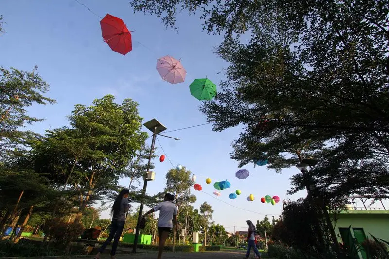 Salah satu sudut cantik di Taman Singha Merjosari Malang, Jawa Timur (Zainul Arifin/Liputan6.com)