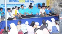 Pupuk Kebersamaan Usai Pemilu, KNPI Gelar Santunan 1.000 Yatim