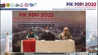 konferensi pers “Pertemuan Ilmiah Khusus PDPI 2022 in Conjunction withrila The 2nd Indonesian Chronic Lung Disease International Meeting (ICLIME), Sabtu (24/9/2022).