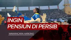 Berita Video wawancara singkat dengan Hariono, ingin kembali dan pensiun di Persib