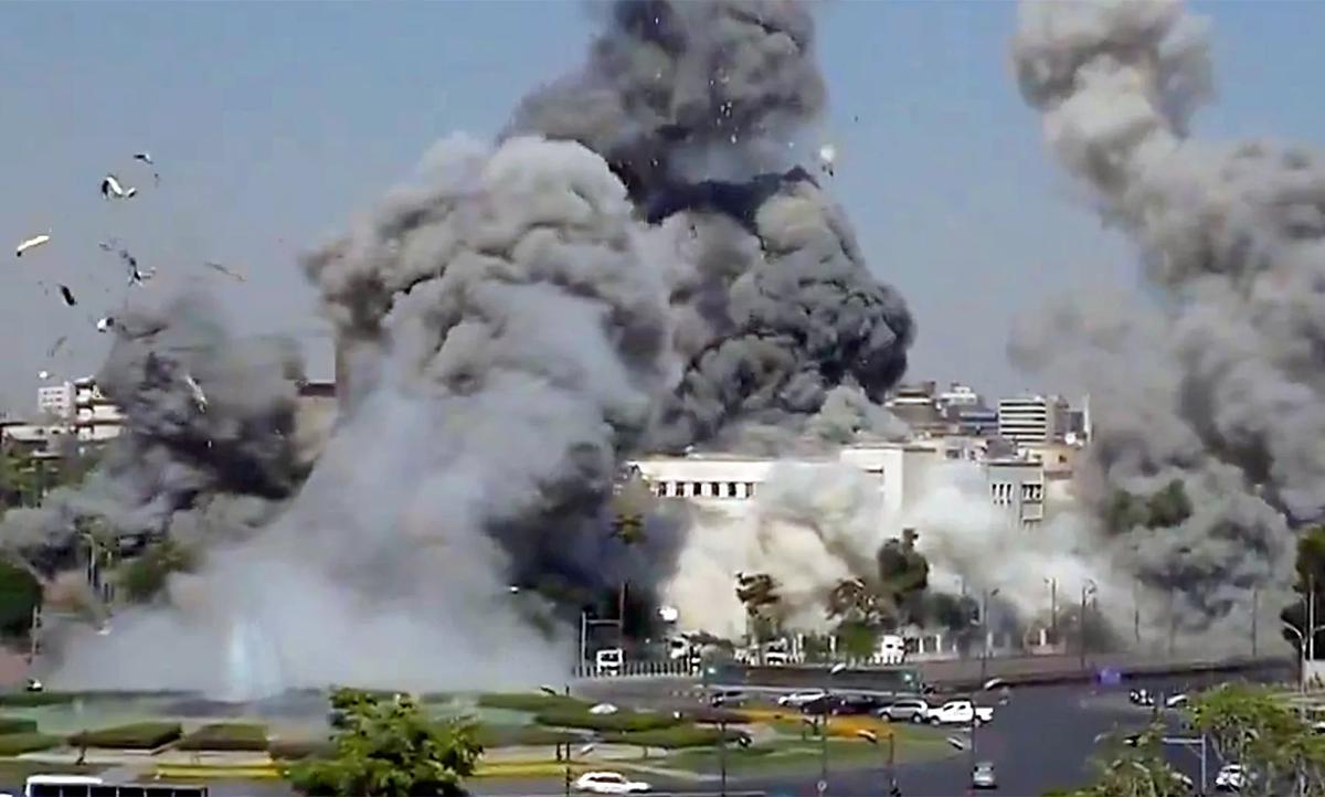 serangan israel ke damaskus