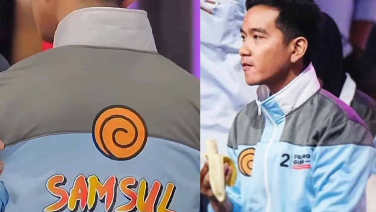 Gibran Rakabuming viral dengan kaus Samsul
