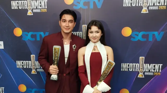 Infotainment Awards 2026: Sandrina Michelle - Junior Roberts Dinobatkan Jadi Pasangan Favorit