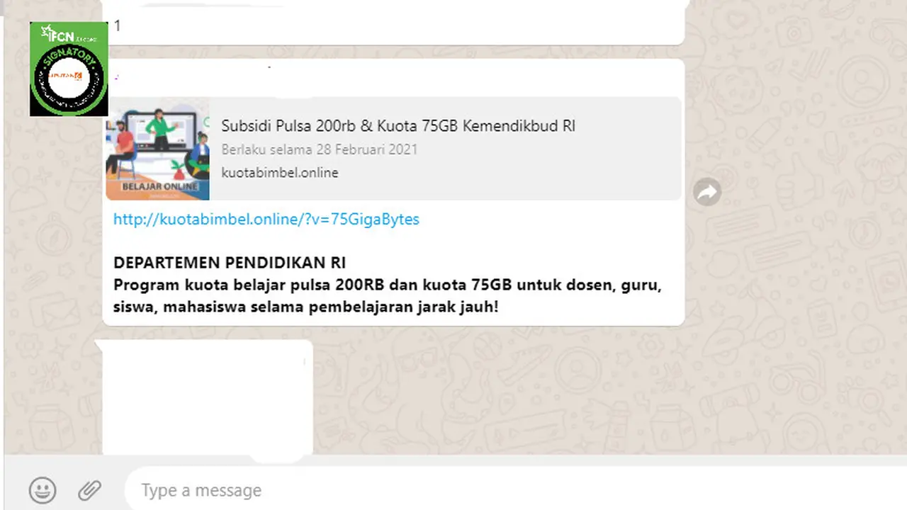 Penelusuran informasi pendaftaran subsidi pulsa Rp 200 ribu dan kuota 35 GB dari Kemendikbud