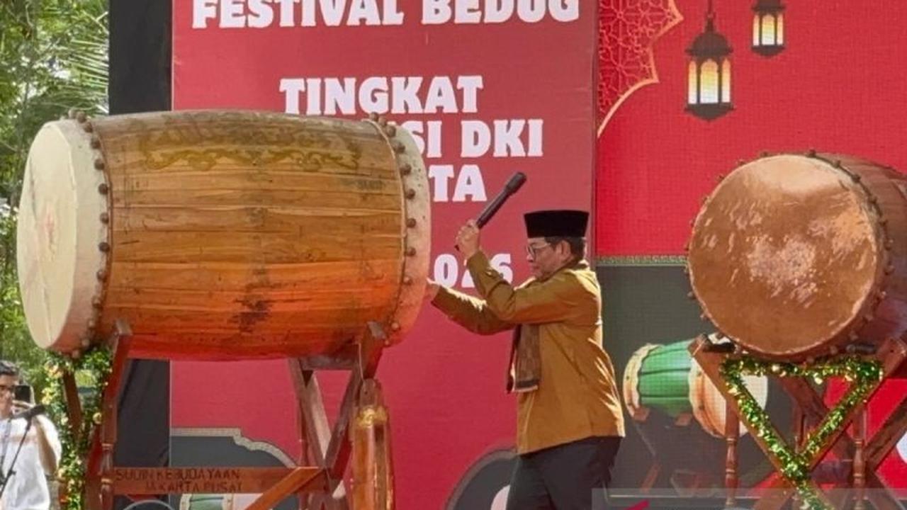 Gubernur Pramono Anung Inginkan Festival Bedug Ramadhan Terus Lestari di Jakarta