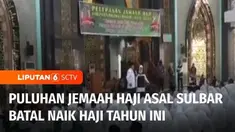 Puluhan jemaah haji asal Sulawesi Barat batal ke tanah suci pada tahun ini. Batalnya jemaah haji ke tanah suci didasari beragam faktor, di antaranya belum melunasi biaya haji.