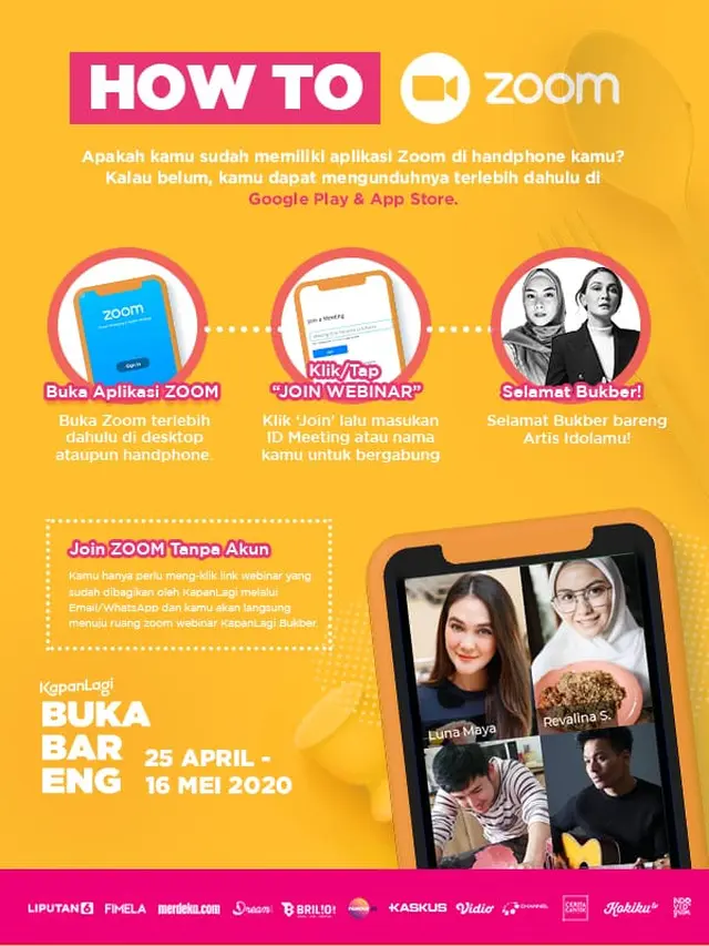 Cara Mendaftar Buka Puasa Bareng KapanLagi
