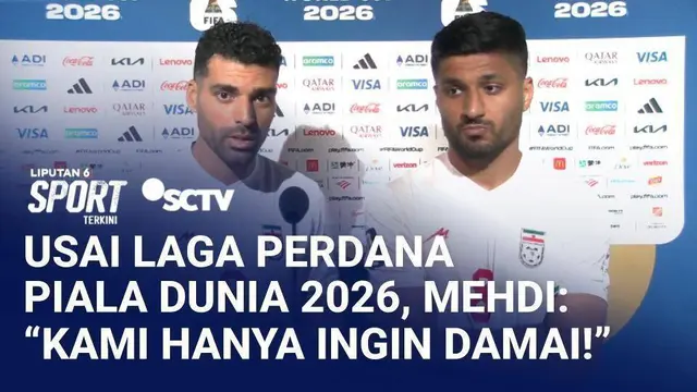 Penyerang Iran Mehdi Tahremi Tanggapi Kesepakatan Damai Antara Iran dan AS | Liputan 6