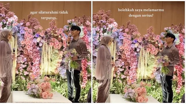Sedang Viral, Wanita Ini Dilamar Pakai Pantun 'Pinjam Dulu Seratus' di Hari Lamaran