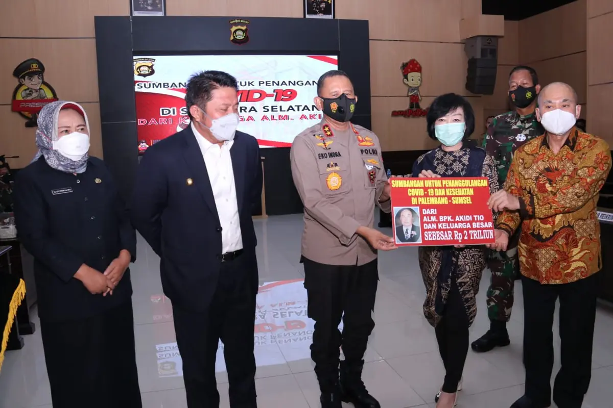 Pengusaha Asal Aceh Sumbang Rp2 Triliun untuk Penanganan Covid-19 di Sumsel