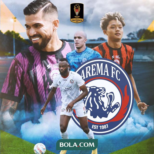 Piala Presiden 2024 - Ilustrasi Pemain Arema FC