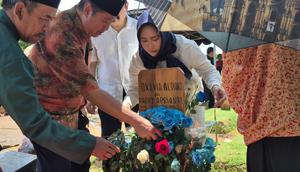 Makam Vidi Aldiano. (M Altaf Jauhar/ Liputan6.com)