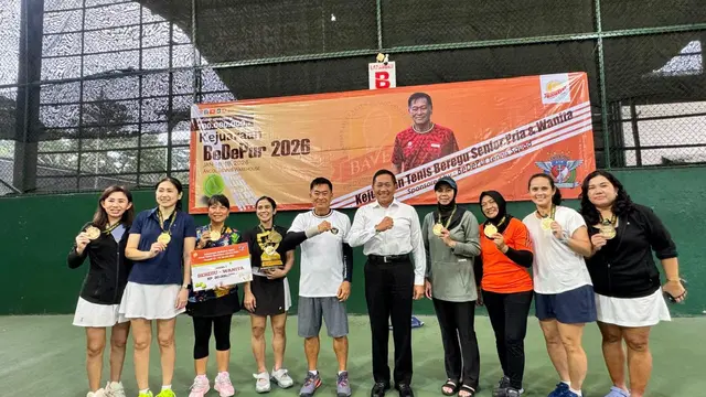 Baveti DKI menjadi juara sektor putri turnamen tenis Badepur 2026