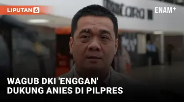 Wagub DKI Jakarta Pilih Prabowo Ketimbang Anies Baswedan