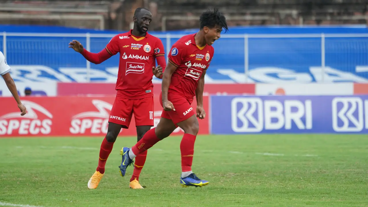 Penyerang Persija Jakarta, Irfan Jauhari.