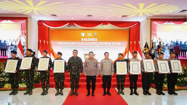 Rakernis Baharkam-Korbrimob, Kapolri Perintahkan Jajaran Kawal Program Pemerintah