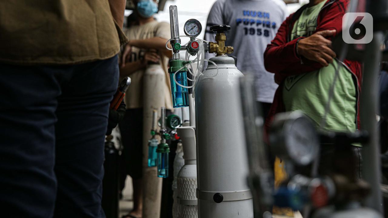 Imbas kasus COVID-19 Melonjak, Permintaan Pengisian Tabung Oksigen Meningkat