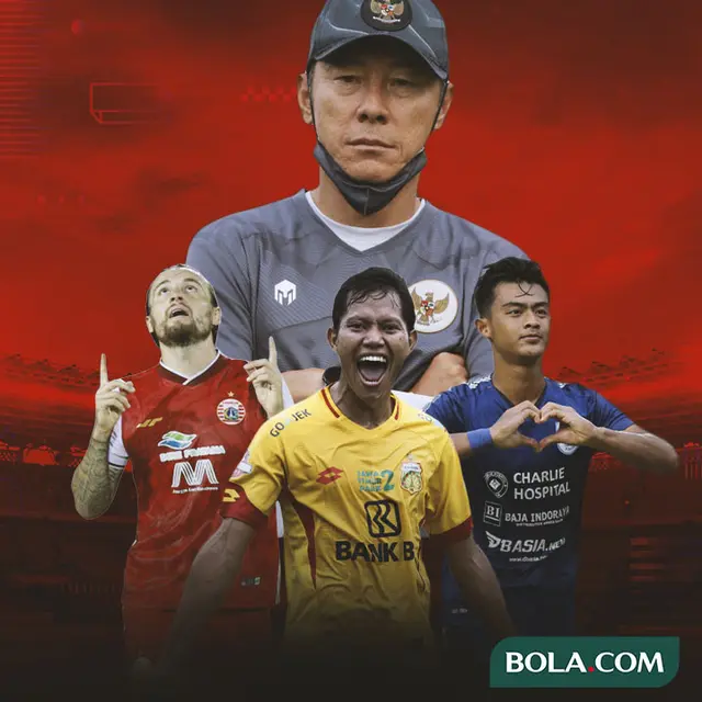 Timnas Indonesia - Marc Klok, Adam Alis, Pratama Arhan, Shin Tae-yong