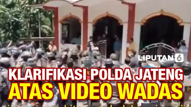 VIDEO: Polda Jateng Klarifikasi Soal Rekaman Polisi Kepung Wadas