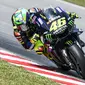 Valentino Rossi belum maksimal di tes MotoGP Qatar (AFP)