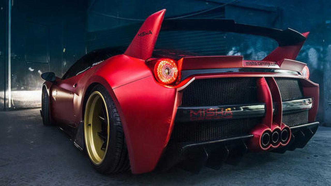 Dimodifikasi, Misha Design bikin Ferrari 458 Italia lebih bengis