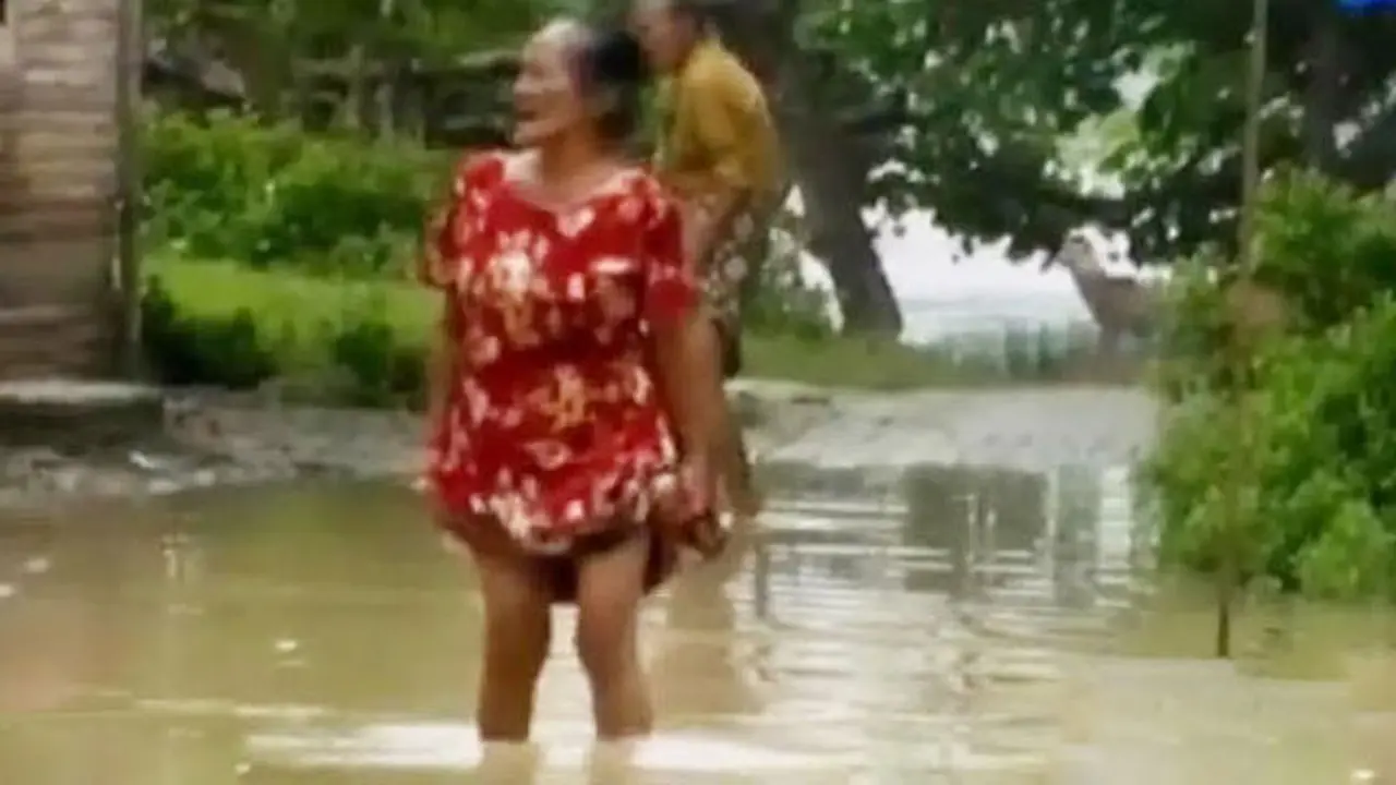 VIDEO: Debit Air Bengawan Solo Meningkat, Bojonegoro Siaga Banjir