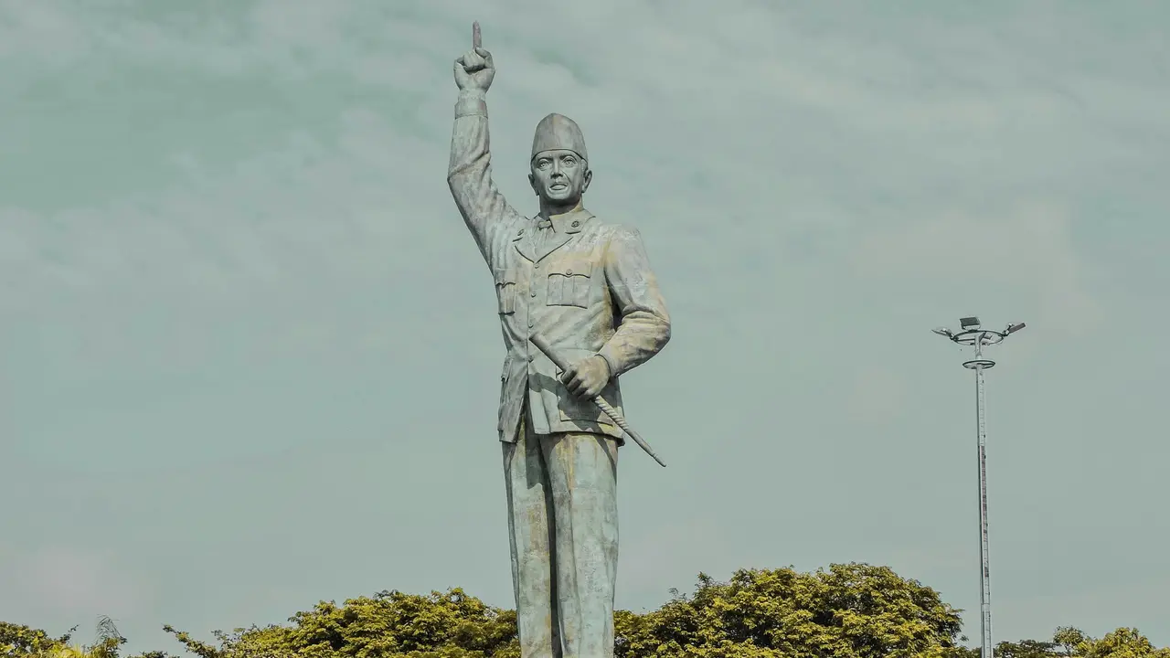 Ilustrasi Ir. Soekarno, presiden pertama Republik Indonesia
