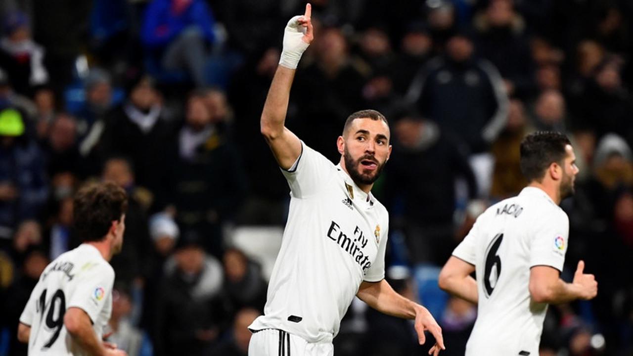 Penyerang Real Madrid, Karim Benzema.