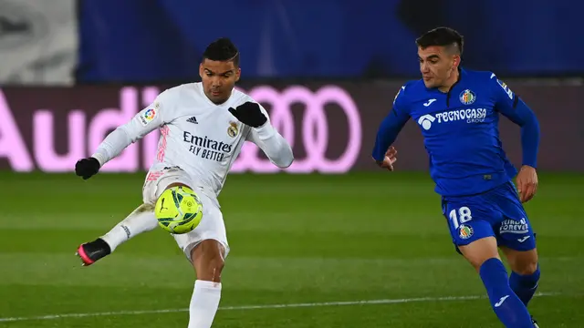 Taklukkan Getafe 2-0, Real Madrid Tempel Atletico Madrid di Papan Klasemen