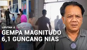 Gempa Magnitudo 6,1 Guncang Nias