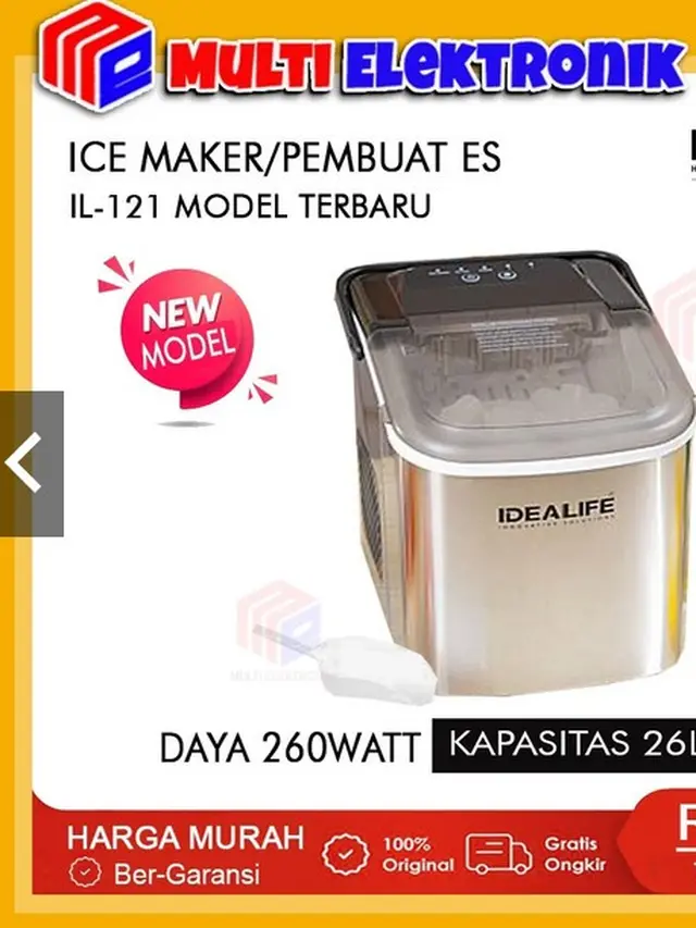 Rekomendasi Mesin Pembuat Es Batu Harga di Bawah Rp 3 Juta