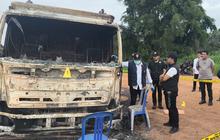 Diduga Dibunuh, Sopir Ditemukan Tewas Terpanggang dalam Tronton yang Terbakar