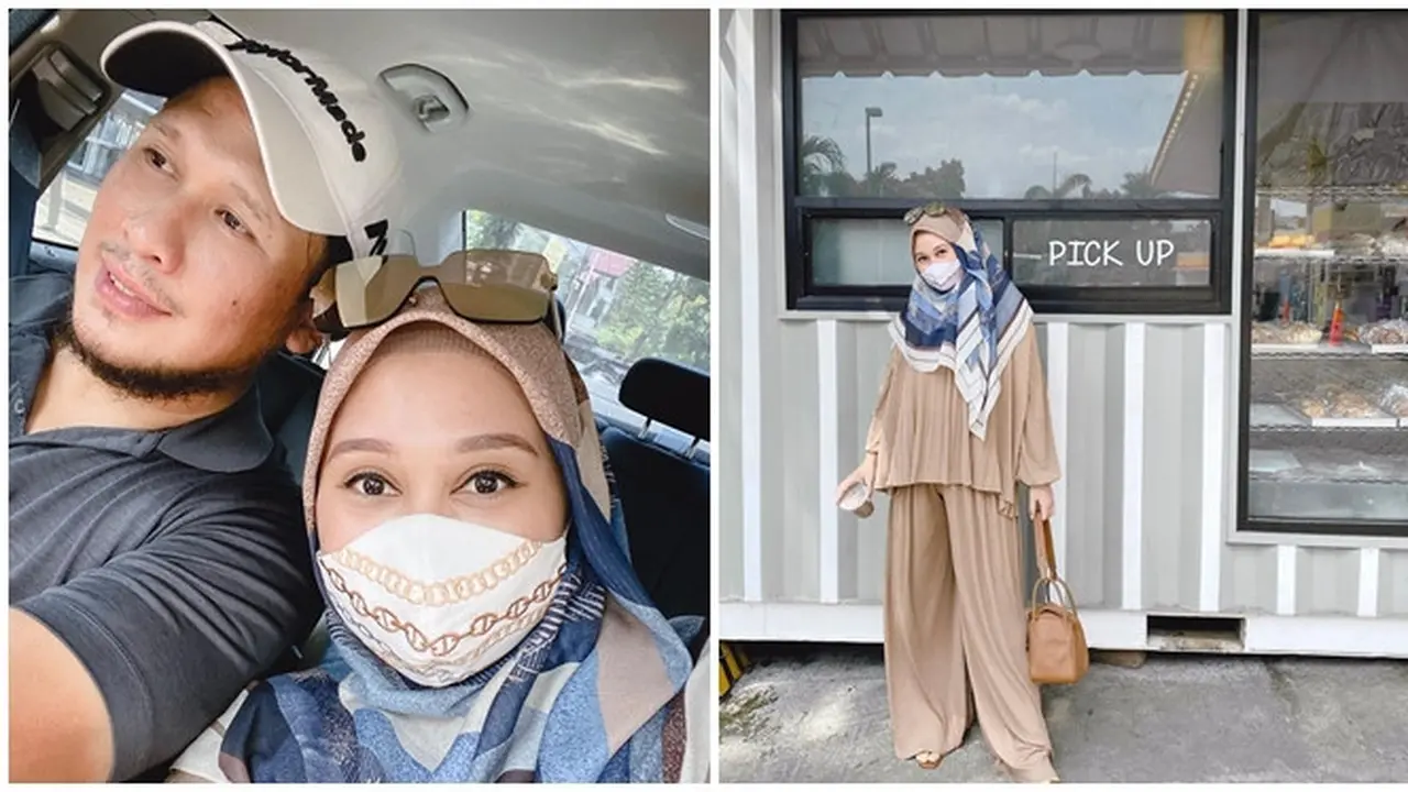 Tampilan Dian Pelangi di Kencan Pertama dengan Suami Usai Melahirkan